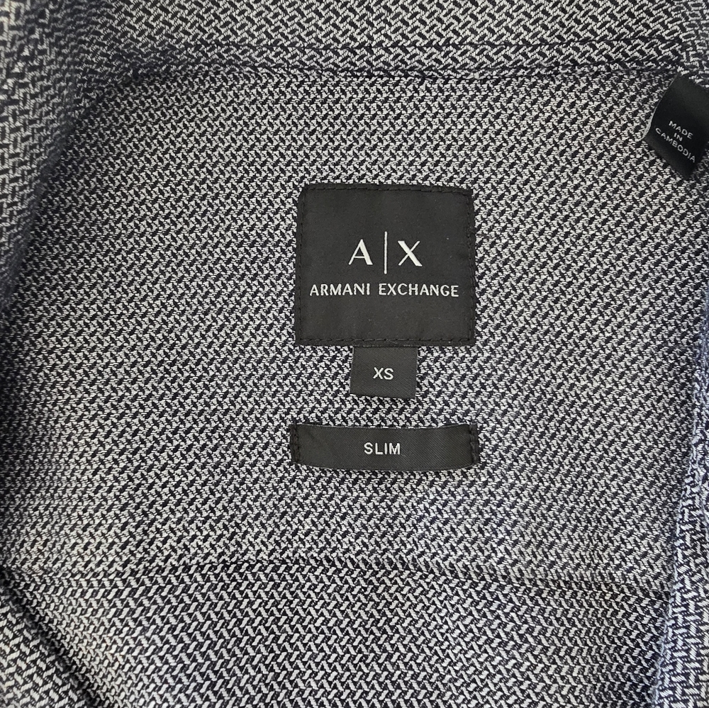 Armani Exchange AX Men's Long Sleeve Slim Shirt - (Size XS)
